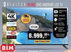 DİJİTSU 50 İNÇ UHD ANDROID LED TV AKILLI TELEVİZYON